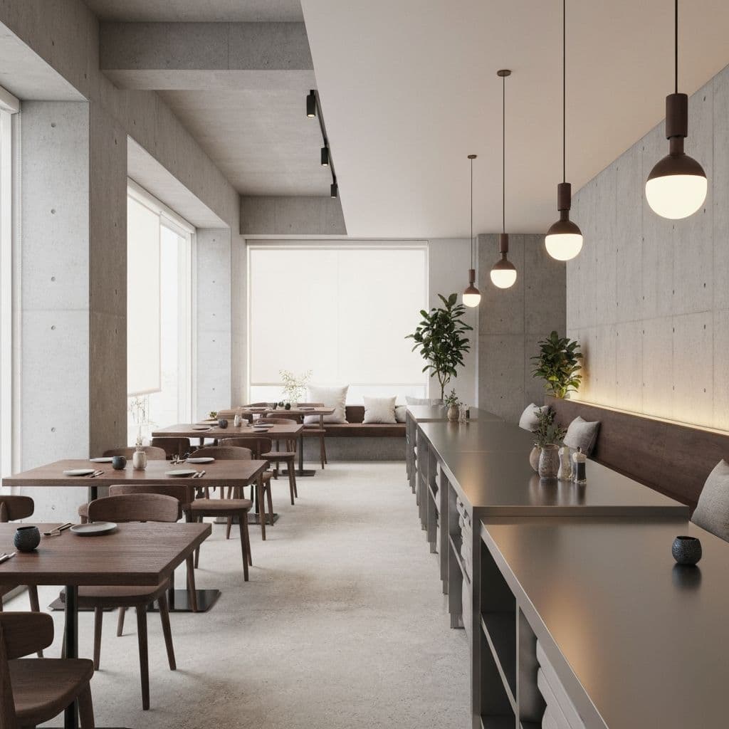 Inside The Knode - concrete interior